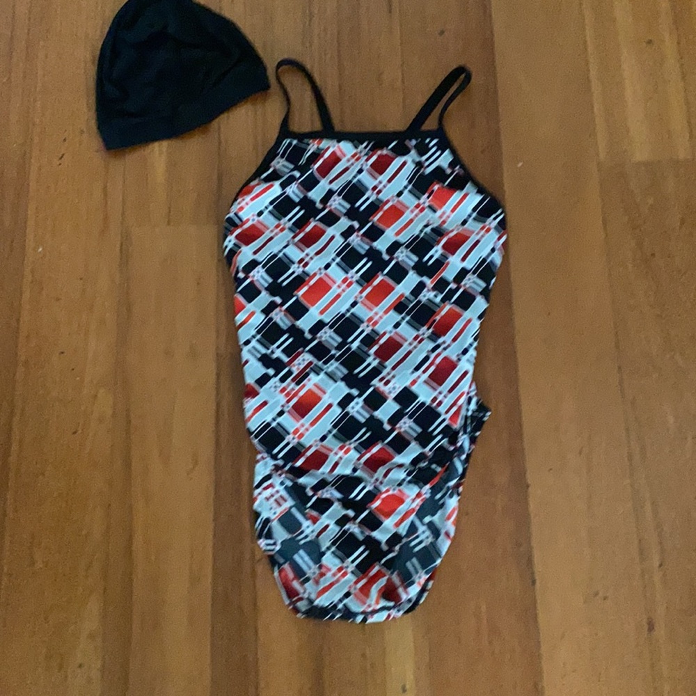 Speedo Circuit Board Flyback 1 piece Swimsuit - Picture 2 of 6